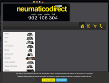 Tablet Screenshot of neumaticodirect.com